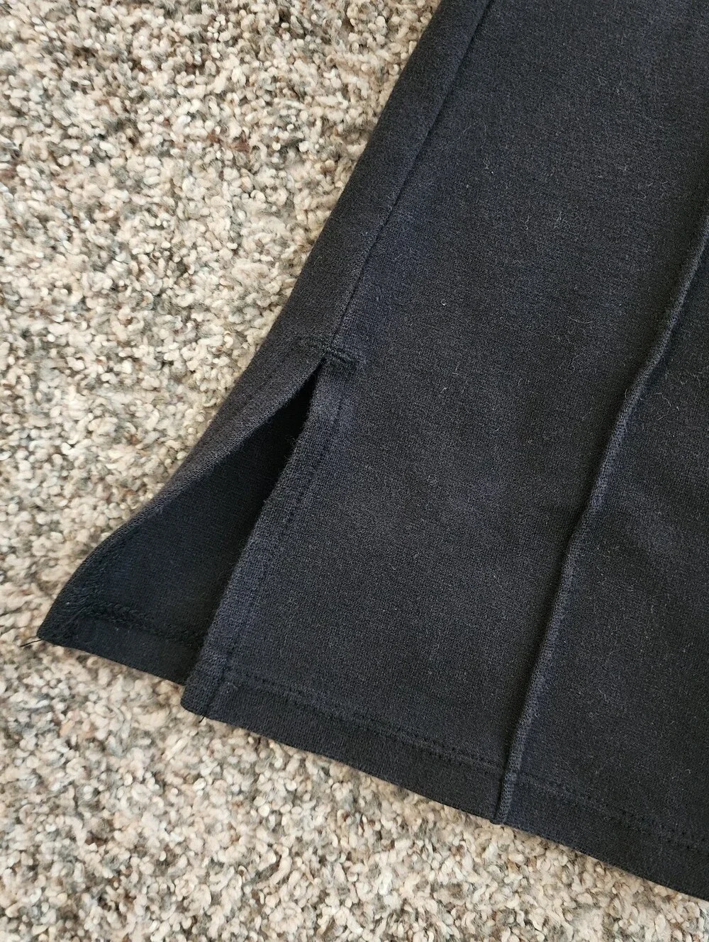 Gymboree Black Seam-Front Flare Pants 6